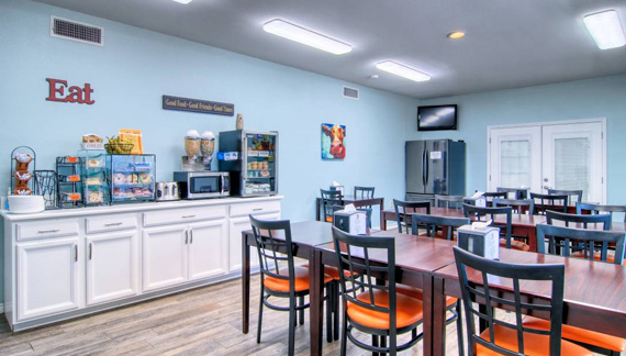Breakfast area at Alister Square Inn